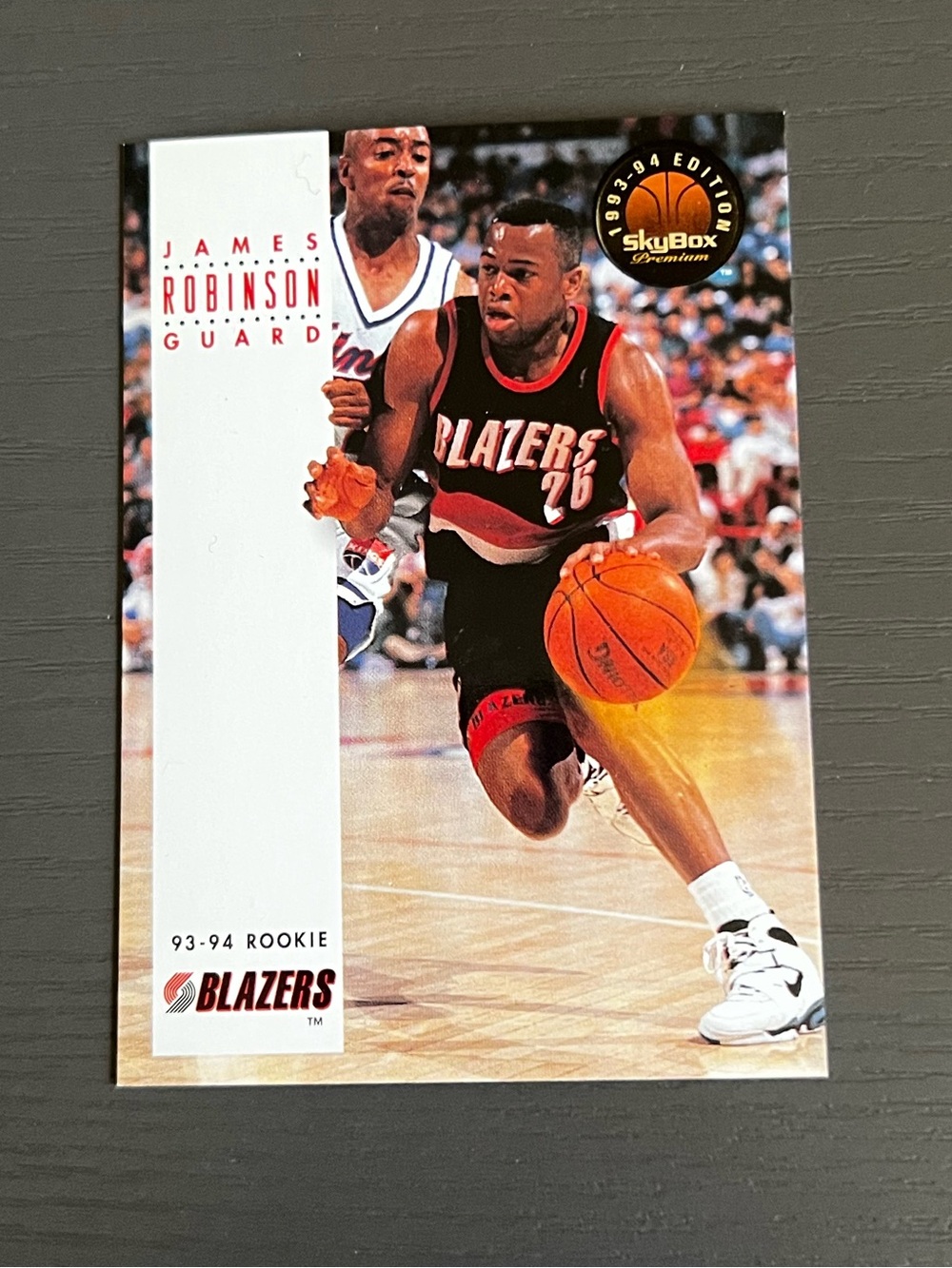 1993-94 Skybox Premium #272 James Robinson Portland Trail Blazers.